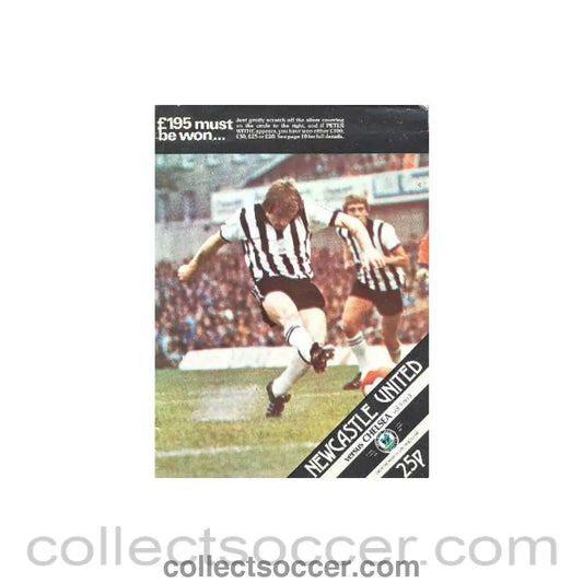 1979 - Newcastle United v Chelsea football programme 01/09/1979