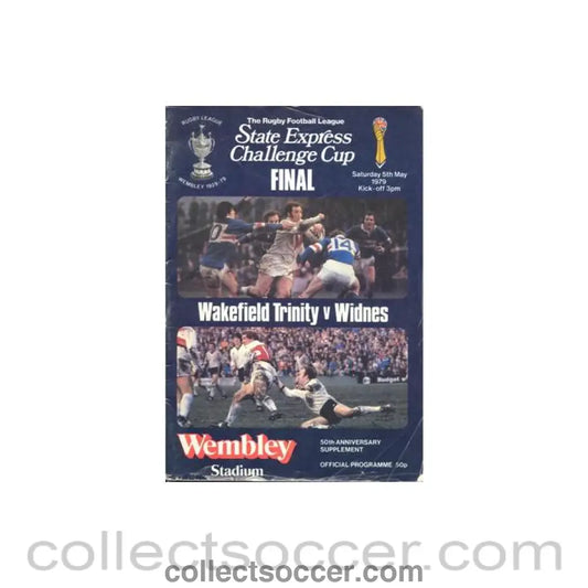 1979 - Rugby - Wakefield Trinity v Widnes official programme 05/05/1979 Rugby League Final