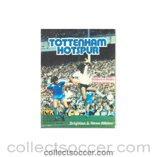 1979 - Tottenham Hotspur v Brighton & Hove Albion official programme 08/09/1979 Football League - Collect Soccer