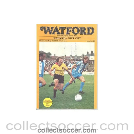 1979 - Watford v Hull City official programme 14/05/1979 - Collect Soccer