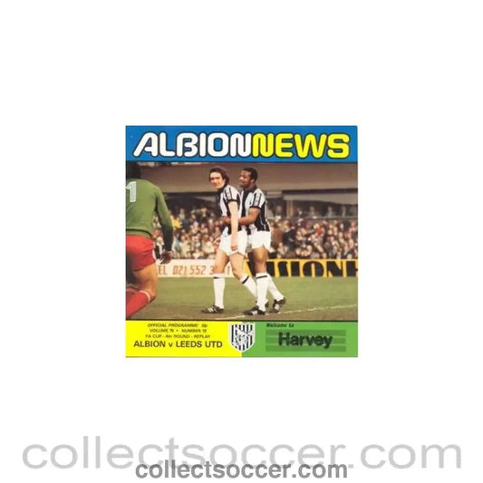 1979 - West Bromwich Albion v Leeds United official programme 01/03/1979 Football League - Collect Soccer