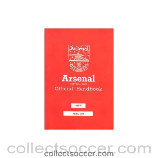 1980 - Arsenal official handbook 1980-1981