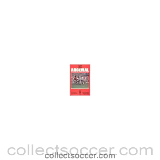 1980 - Arsenal v Gothenburg official programme 05/03/1980 European Cup Winners Cup Quarter-Final