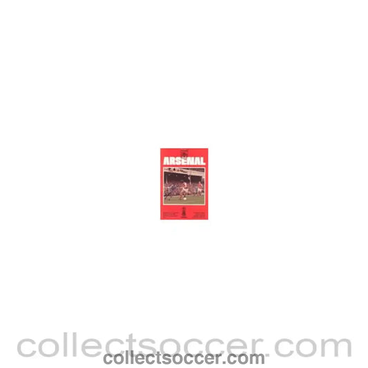 1980 - Arsenal v Leeds United official programme Season 12/01/1980