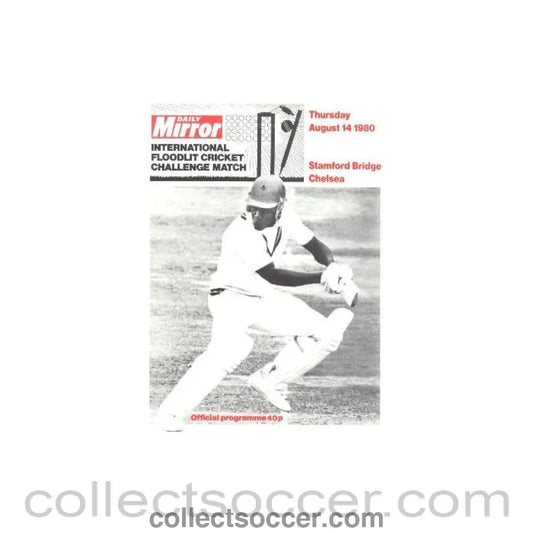 1980 - AtChelsea International Floodlit Cricket Challenge Match 14/08/1980