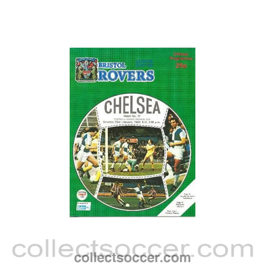 1980 - Bristol Rovers v Chelsea football programme 23/02/1980