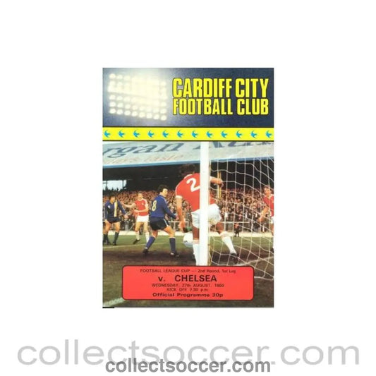 1980 - Cardiff City vChelsea official programme 27/08/1980 - Collect Soccer