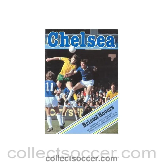 1980 - Chelsea v Bristol Rovers official programme 08/10/1980