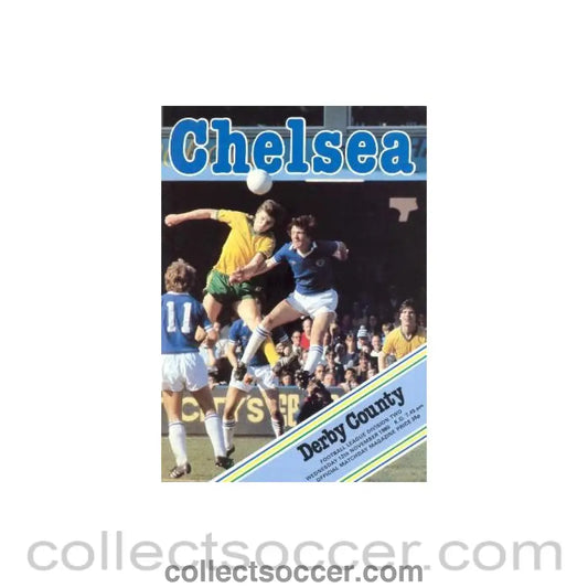 1980 - Chelsea v Derby County official programme 12/11/1980