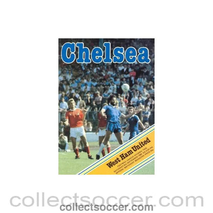 1980 - Chelsea v West Ham United official programme 06/09/1980 - Collect Soccer