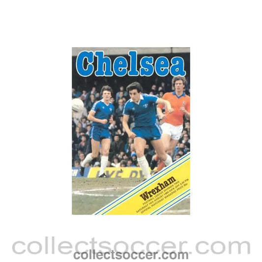 1980 - Chelsea v Wrexham official programme 16/08/1980