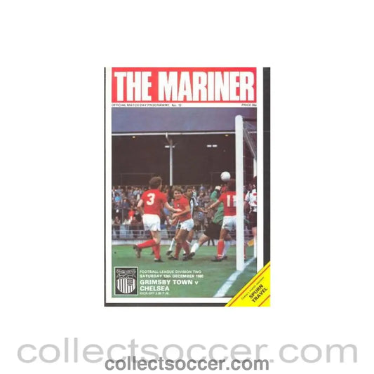 1980 - Grimsby Town vChelsea official programme 13/12/1980