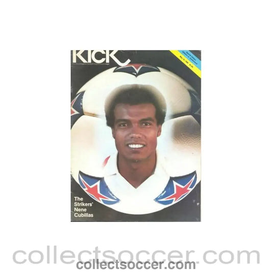 1980 - Kick - The official Magazine of the North American Soccer League, Strikers v Sunderland 14/05/1980 - Collect Soccer