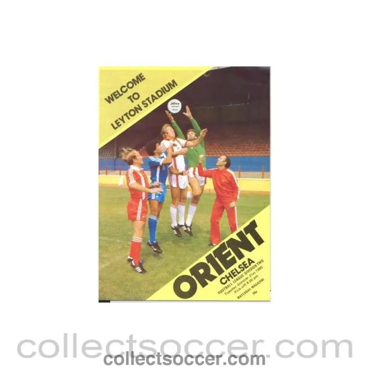 1980 - Leyton Orient vChelsea official programme 21/10/1980