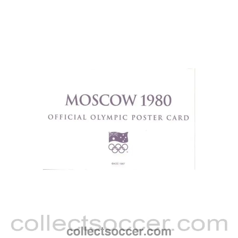 1980 - Moscow 1980 Official Olympic Poster Card