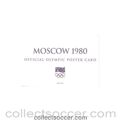 1980 - Moscow 1980 Official Olympic Poster Card
