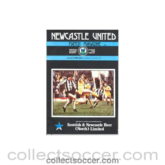 1980 - Newcastle United vChelsea official programme 1980-1981
