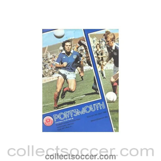 1980 - Portsmouth v Hereford United official programme 05/04/1980 - Collect Soccer