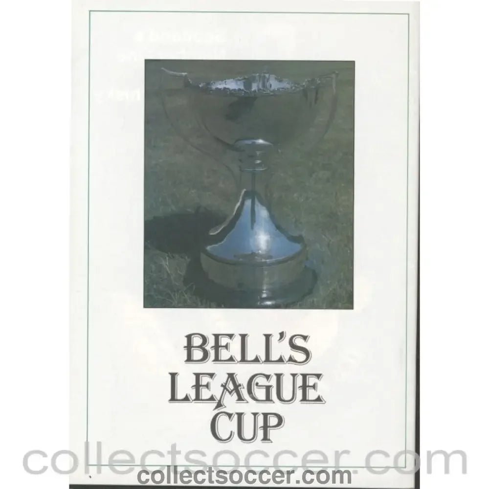 1980 Scottish League Cup Final Very Rare White Issue Dundee v Dundee United Official Football Programme - Collect Soccer