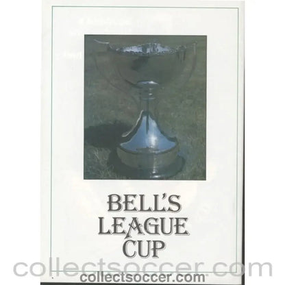 1980 Scottish League Cup Final Very Rare White Issue Dundee v Dundee United Official Football Programme - Collect Soccer