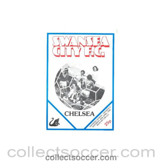 1980 - Swansea City v Chelsea official programme 26/04/1980