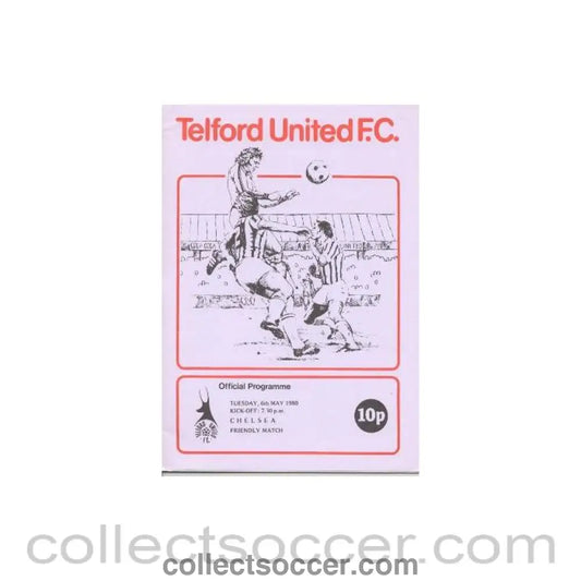 1980 - Telford v Chelsea official programme 06/05/1980