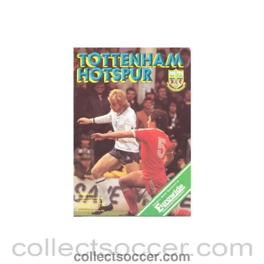 1980 - Tottenham Hotspur v Arsenal official programme 27/10/1980 Football League - Collect Soccer