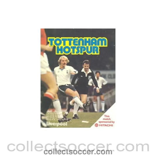 1980 - Tottenham Hotspur v Liverpool official programme 08/03/1980 - Collect Soccer
