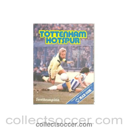 1980 - Tottenham Hotspur v Southampton official programme 02/02/1980 Football League - Collect Soccer