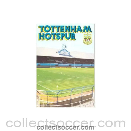 1980 - Tottenham Hotspur v West Bromwich Albion official programme 29/11/1980 Football League - Collect Soccer