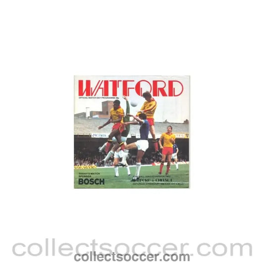 1980 - Watford v Chelsea official programme 09/02/1980 - Collect Soccer