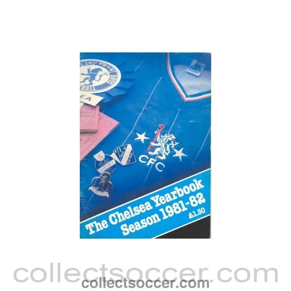 1981 - 1982 Chelsea Official Handbook - Collect Soccer