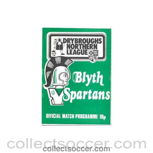 1981 - Blyth Spartans v Walsall official programme 21/11/1981