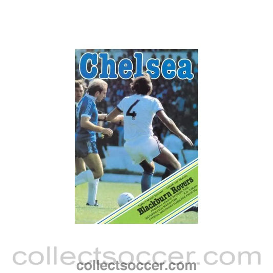 1981 - Chelsea v Blackburn Rovers official programme 21/03/1981
