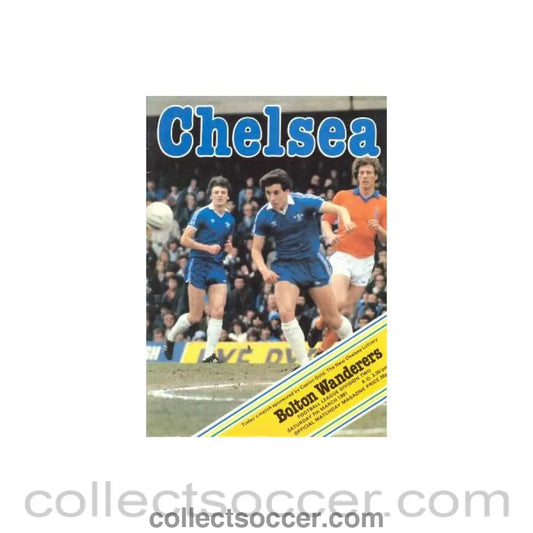1981 - Chelsea v Bolton Wanderers official programme 07/03/1981