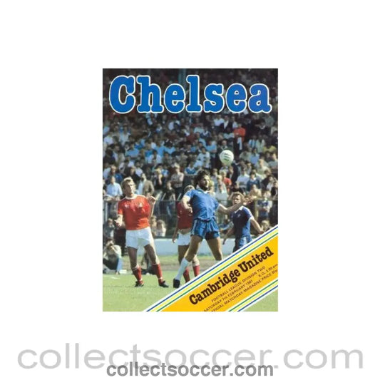 1981 - Chelsea v Cambridge United official programme 07/02/1981