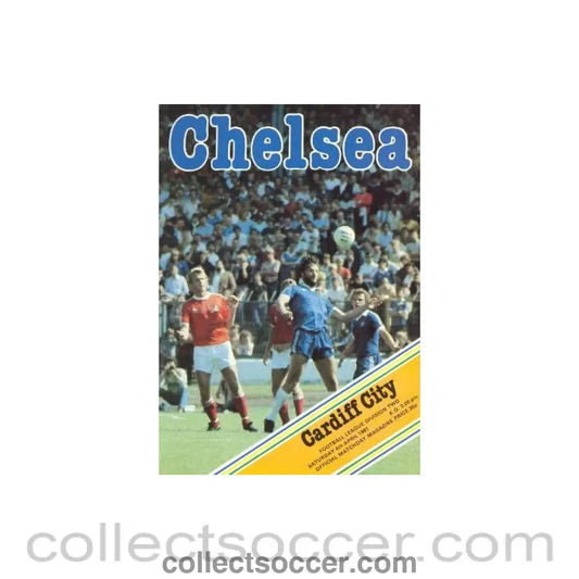 1981 - Chelsea v Cardiff City official programme 04/04/1981