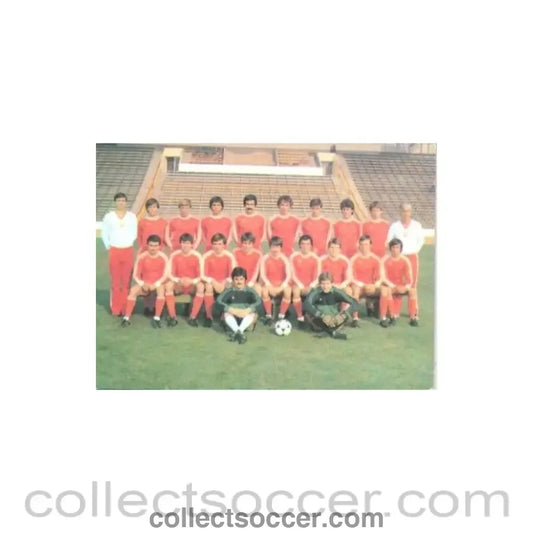 1981 - CSKA Sofia Bulgaria team photo card of 1981