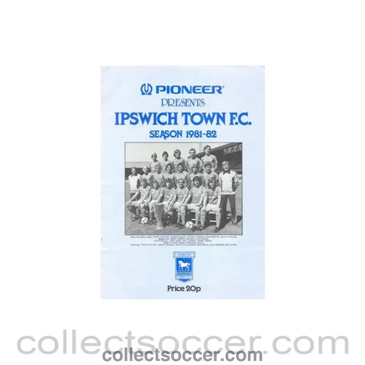 1981 - Ipswich Town F.C. Season 1981-1982 Brochure
