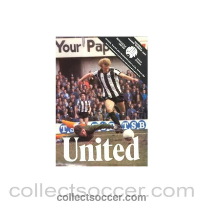 1981 - Newcastle United vChelsea official programme 1981 - 1982 - Collect Soccer