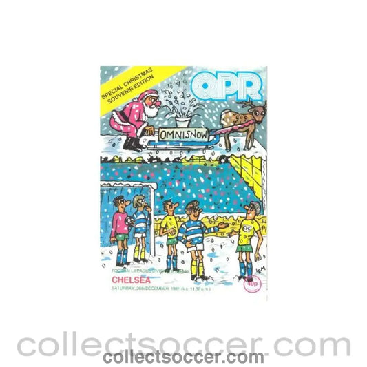1981 - Queen’s Park Rangers v Chelsea official programme 26/12/1981