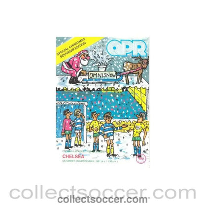 1981 - Queen's Park Rangers v Chelsea official programme 26/12/1981 - Collect Soccer