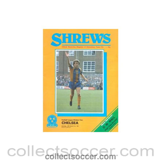 1981 - Shrewsbury Town vChelsea official programme 19/09/1981Football League