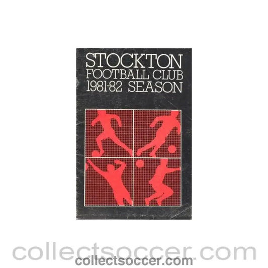 1981 - Stockton v Whickham official programme 05/09/1981 - Collect Soccer
