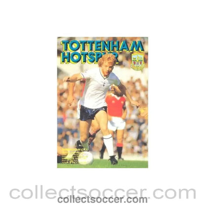 1981 - Tottenham Hotspur v Birmingham City official programme 10/01/1981 Football League - Collect Soccer