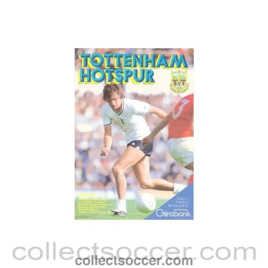1981 - Tottenham Hotspur v Everton official programme 04/04/1981 Football League - Collect Soccer