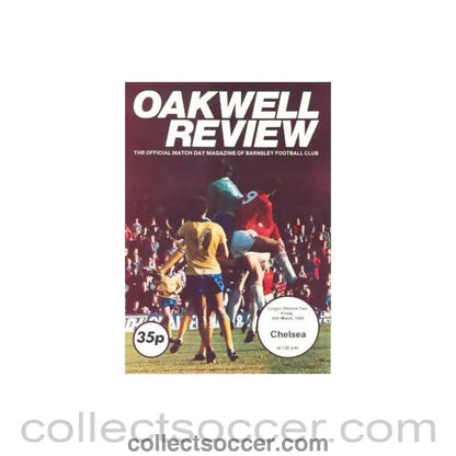 1982 - Barnsley vChelsea official programme 12/03/1982 - Collect Soccer