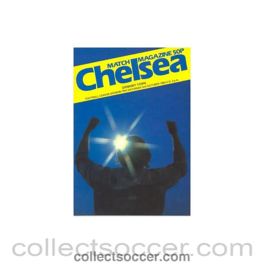 1982 - Chelsea v Grimsby Town official programme 02/10/1982