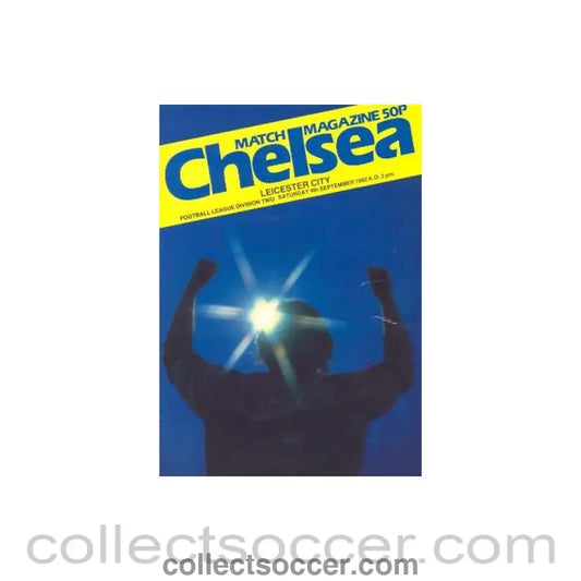 1982 - Chelsea v Leicester City official programme 04/09/1982