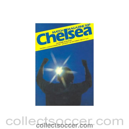 1982 - Chelsea v Oldham Athletic official programme 18/09/1982